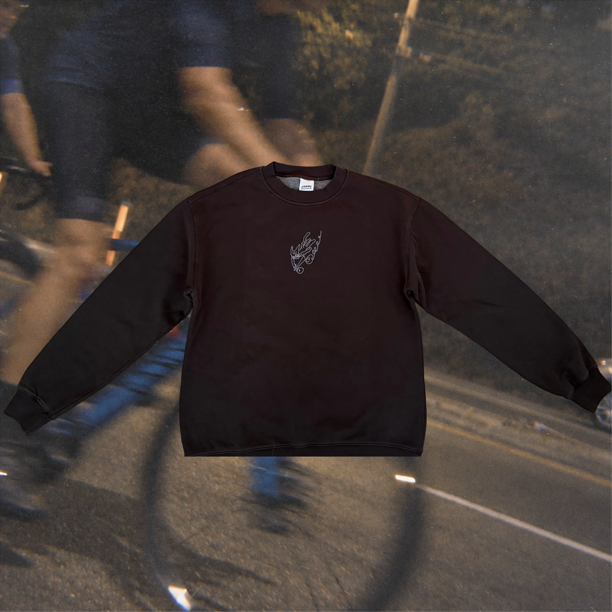 Midnight Cycling Crew Sweater