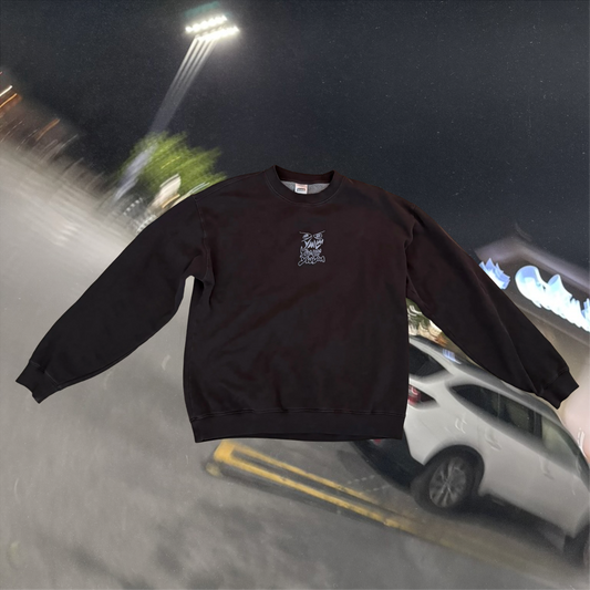 Midnight YALA Crew Sweater